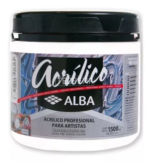 500-810 ALBA                                                         | ACRILICO PROFESIONAL ALBA 500 CC BLANCO DE TITANIO                                                                                                                                                                                                        